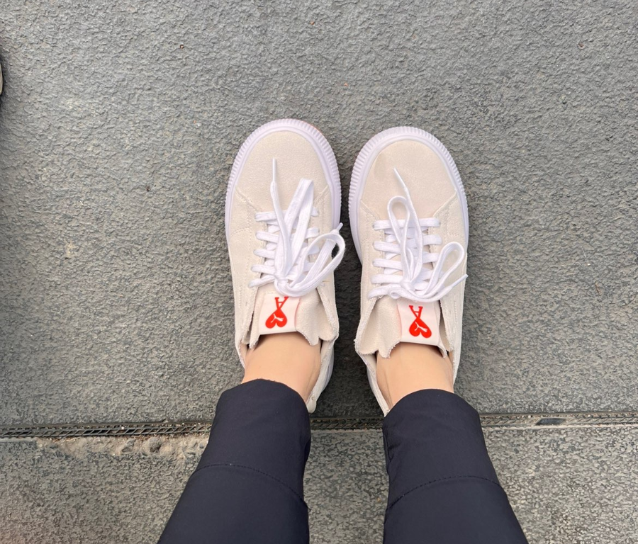 Giày Puma X Ami Suede Mayu Deconstruct 'Pristine' 384147-01 - Ảnh 3