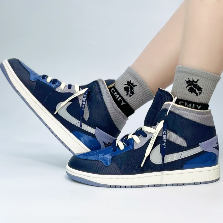 Giay Nike Air Jordan 1 Mid SE Craft 'Inside Out Obsidian' DR8868-400