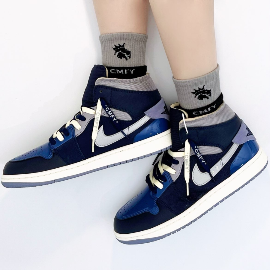 Giay Nike Air Jordan 1 Mid SE Craft 'Inside Out Obsidian' DR8868-400