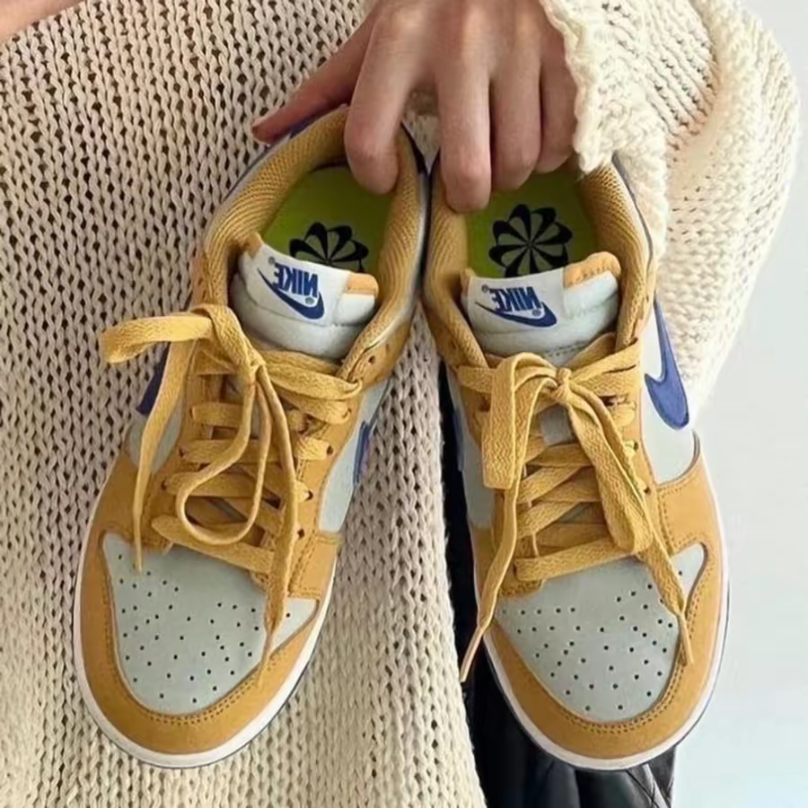 Giay Nike Dunk Low Next Nature 'Wheat Gold Royal' DN1431-700