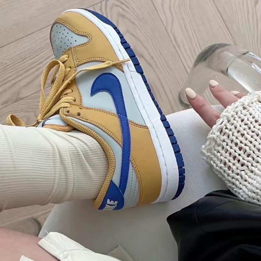 Giay Nike Dunk Low Next Nature 'Wheat Gold Royal' DN1431-700