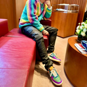 Giay Nike Air Force 1 Low x Undefeated 'Celestine Blue' DV5255-500