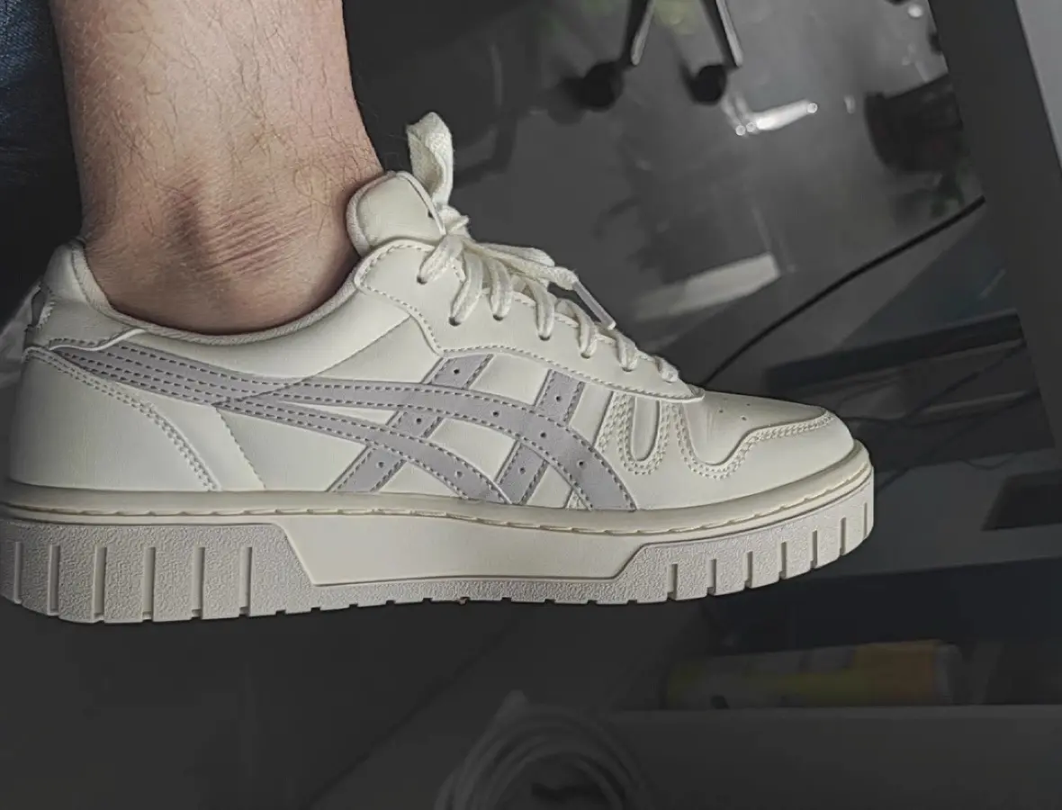 Giay Asics Court Mz 'Beige Grey' 1203A127-200