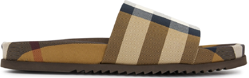 Dep Burberry Check Slide 'Brown' 8049018