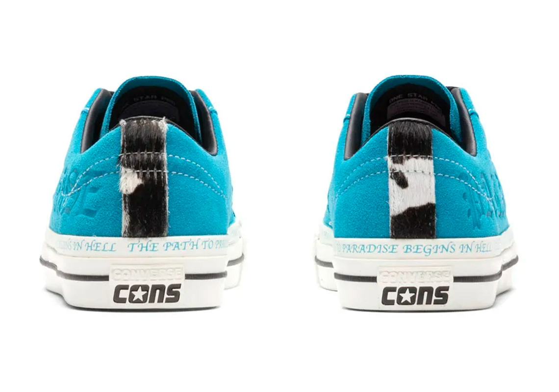 Giày Converse x Sean Pablo One Star Ox Rapid Teal 'Blue' 173215C - Ảnh 4