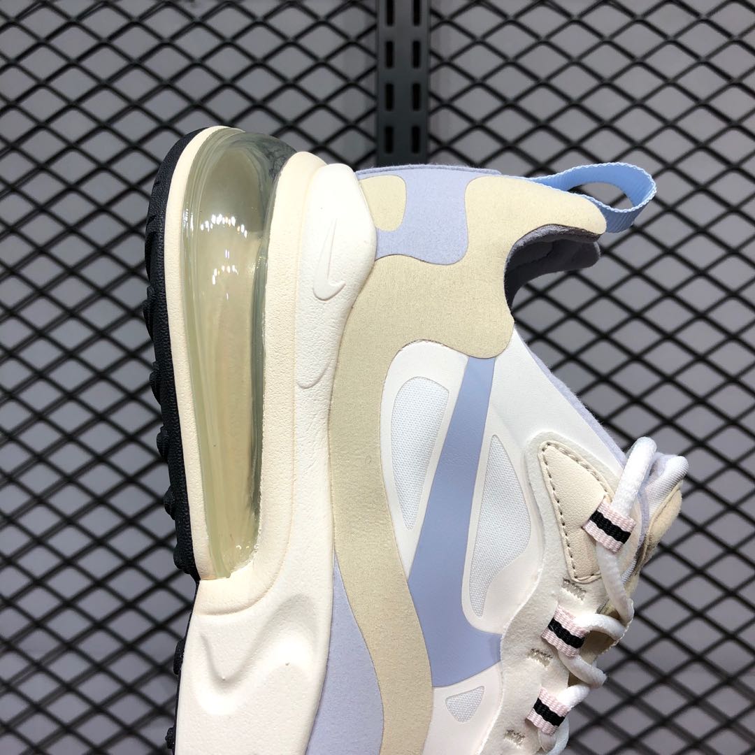 Giày Nike Wmns Air Max 270 React 'White Fossil' CT1287-100 - Ảnh 6