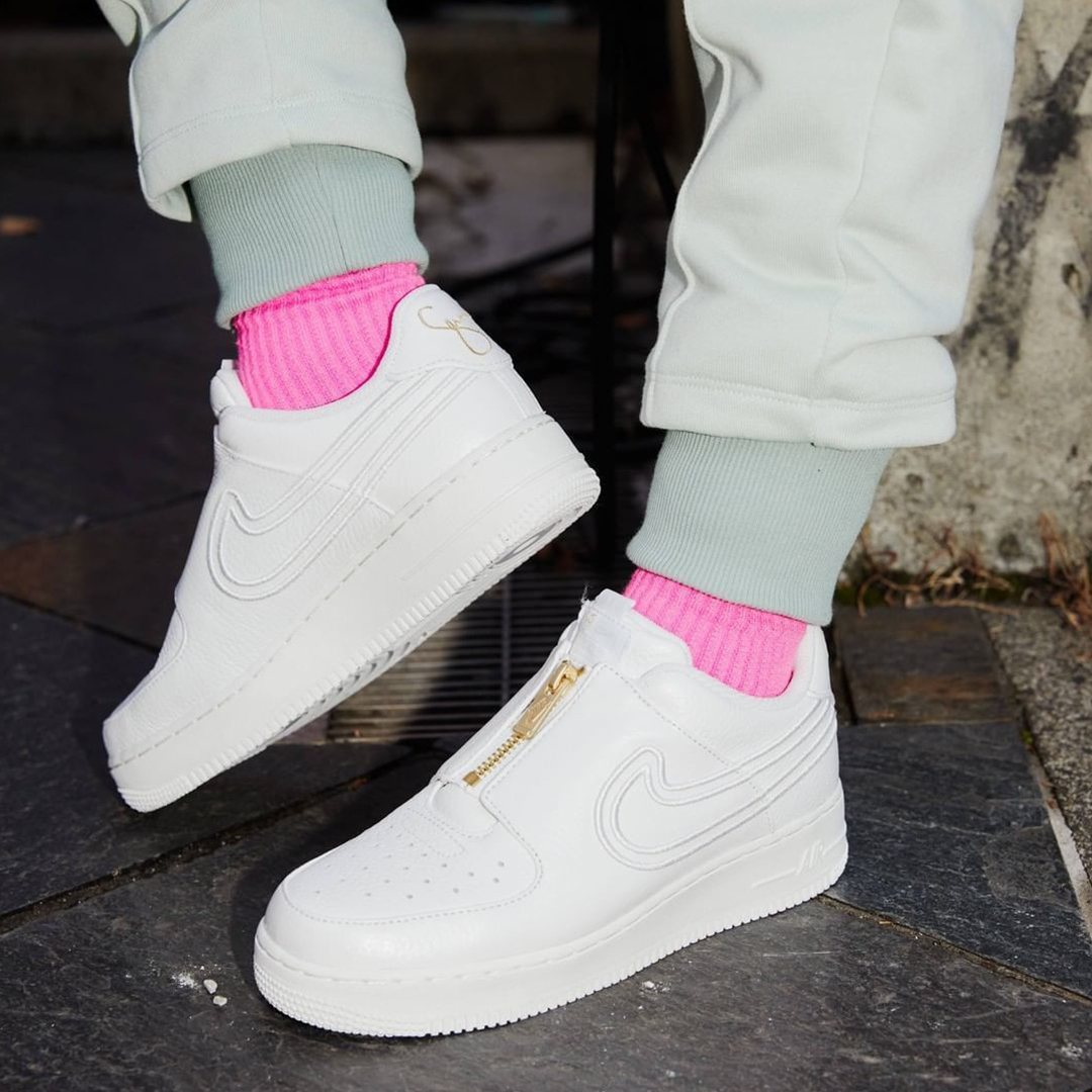 Giày Nike Serena Williams x Air Force 1 LXX Zip 'Summit White' DM5036-100 - Ảnh 2