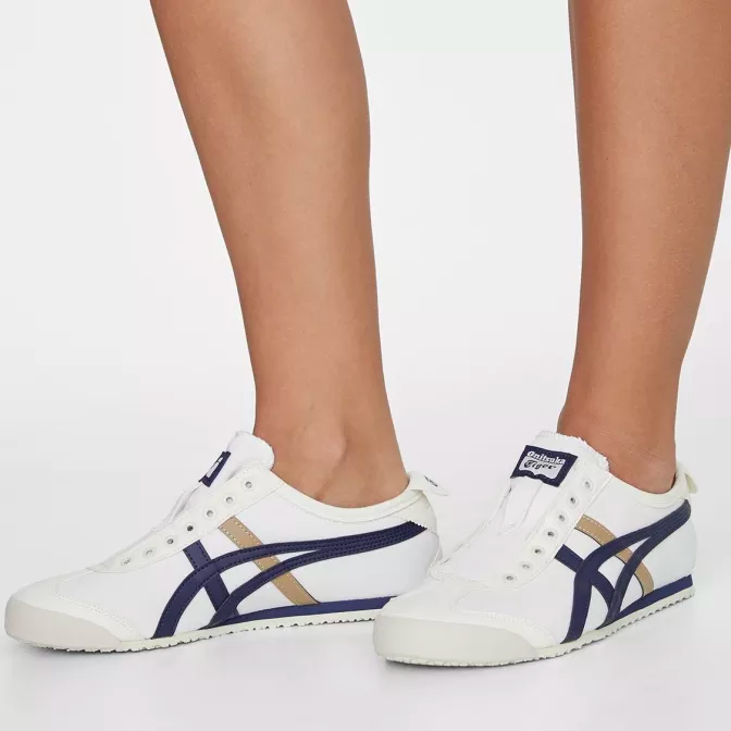 Giày Onitsuka Tiger Mexico 66 Slip-On 'Beige Black' 1183A360-116 - Ảnh 3