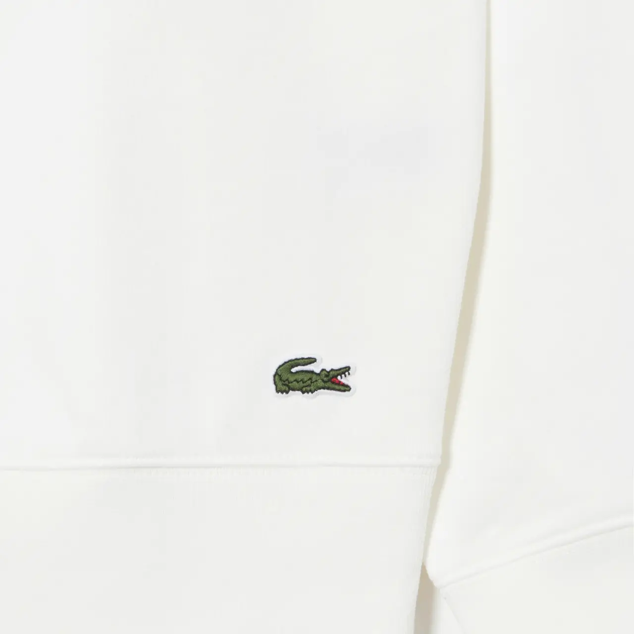 Ao Lacoste Round Neck Fleece Sweatshirt 'Cream' SH5087-53G-70V