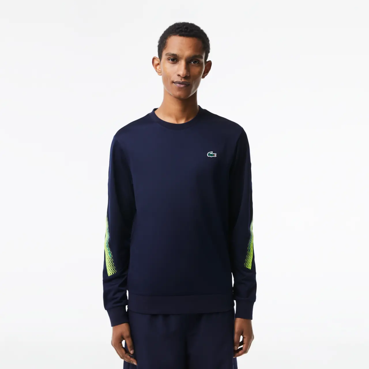 Ao Lacoste Tennis Classic Fit Logo Stripe Sweatshirt 'Blue' SH5225-53G-WZI