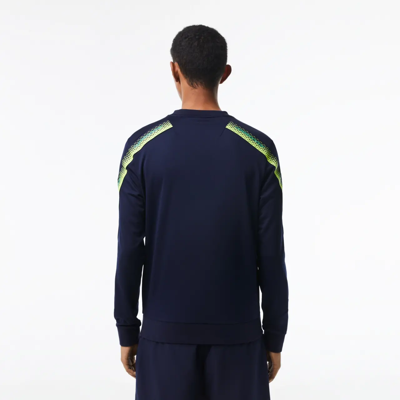 Ao Lacoste Tennis Classic Fit Logo Stripe Sweatshirt 'Blue' SH5225-53G-WZI