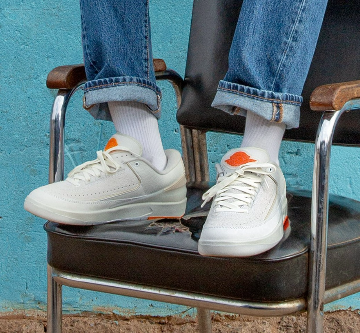 Giay Nike Shelflife x Air Jordan 2 Retro Low 'White Sail' DV7128-110