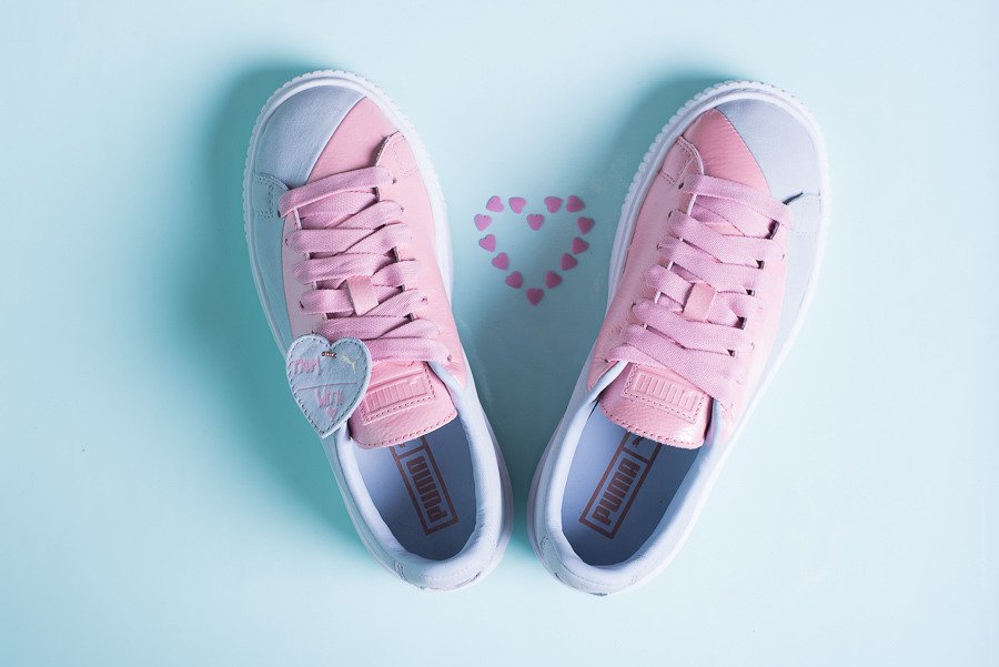 Giày Puma Basket Platform 'Valentine' 366360-01 - Ảnh 3