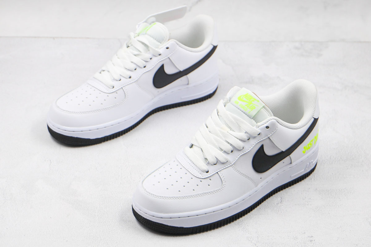 Giày Nike Air Force 1 Low GS 'Just Do It White Volt' DM3271-100 - Ảnh 6