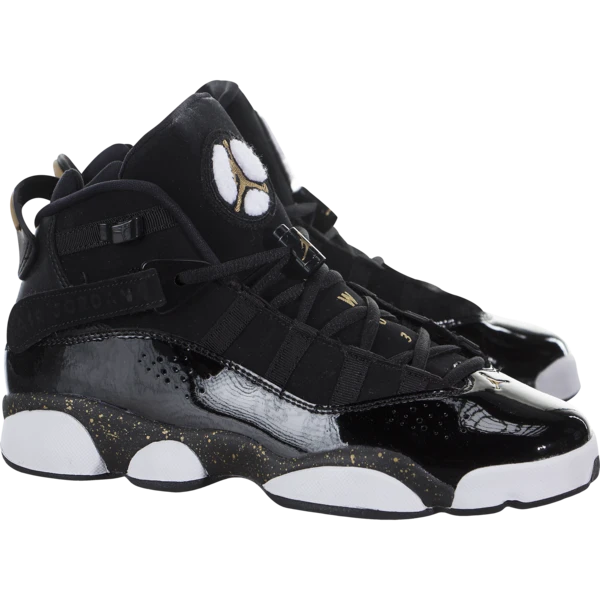 Giày Nike Jordan 6 Rings GS 'Black Metallic Gold' 323419-007 - Ảnh 5