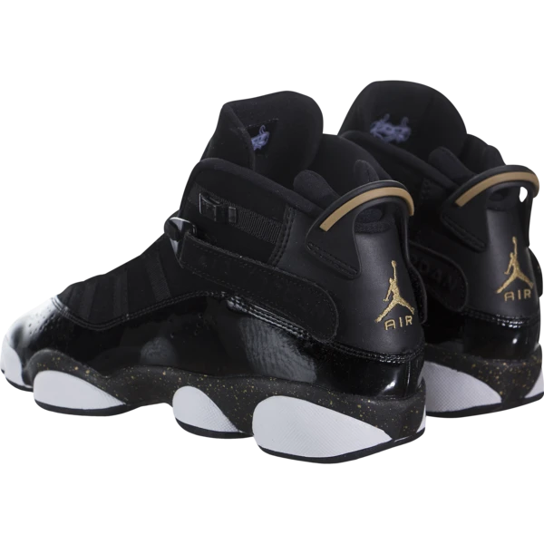 Giày Nike Jordan 6 Rings GS 'Black Metallic Gold' 323419-007 - Ảnh 7