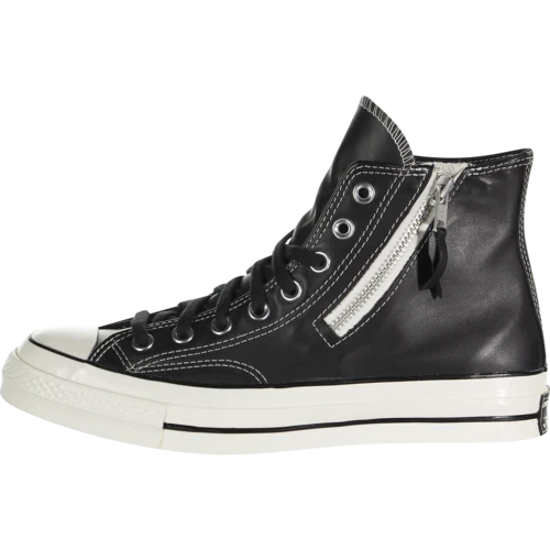 Giay Converse Chuck 70 Side Zip High 'Black Egret' 166721C