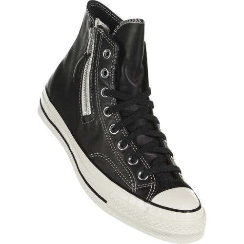 Giay Converse Chuck 70 Side Zip High 'Black Egret' 166721C
