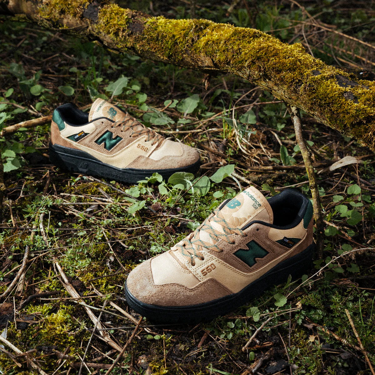 Giày New Balance 550 x Size 'Brown Green' BB550SZ1 - Ảnh 3