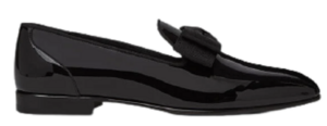Giày Versace Leather Bow Slippers Black 1003699-1A02333-1B000