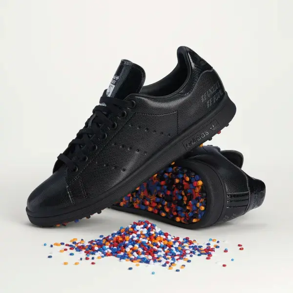 Giay Adidas Stan Smith Primegreen LE Spikeless Golf 'Triple Black' GZ6482