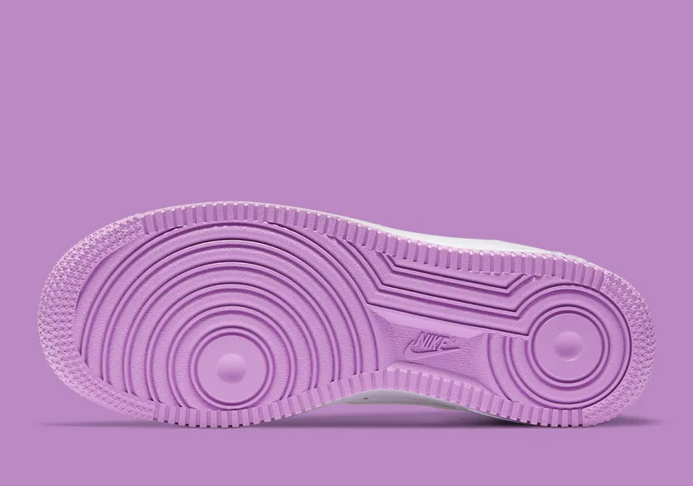 Giày Nike Air Force 1 '07 Low GS 'Contrast Stitch Fuchsia Glow' CW1575-110 - Ảnh 5