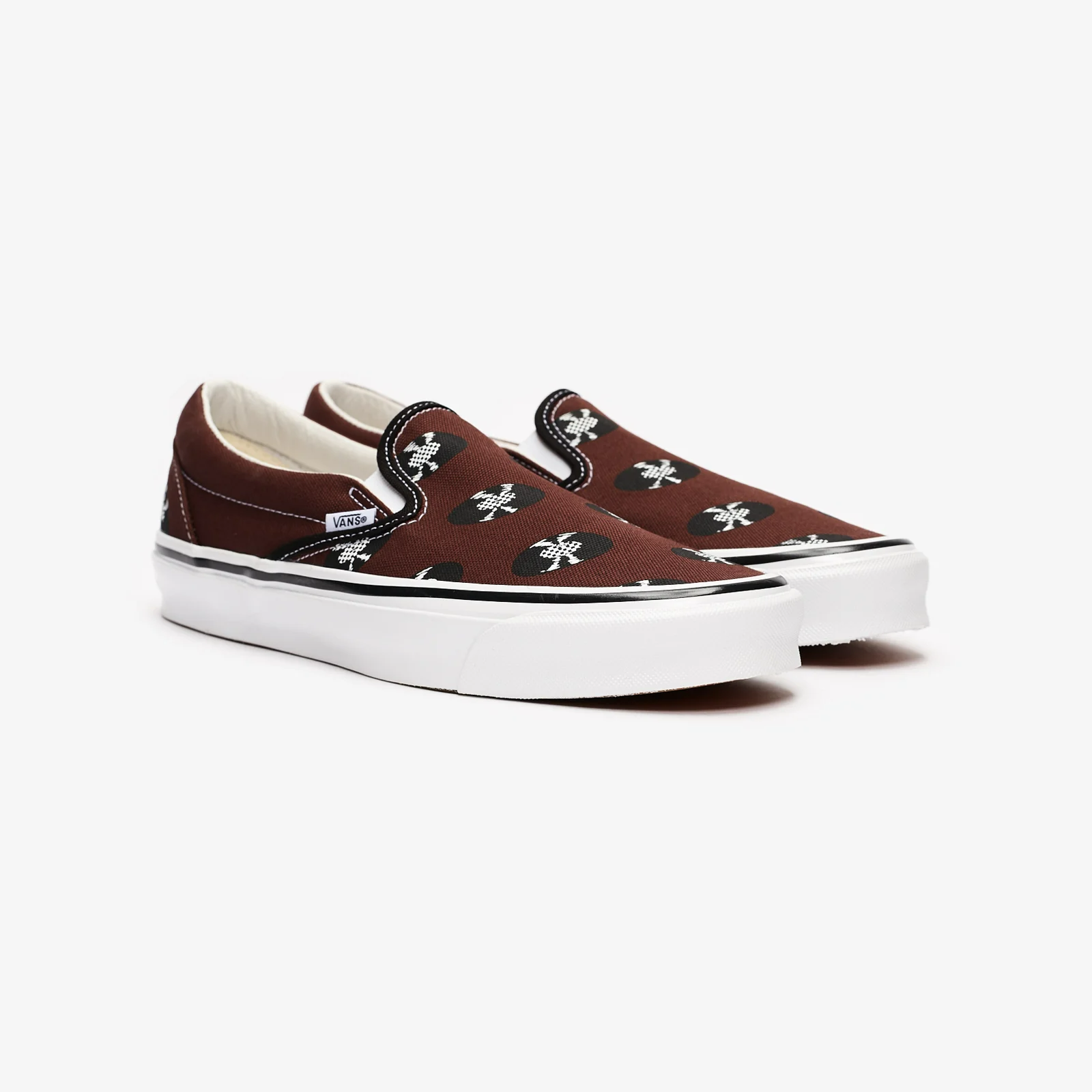 Giay Vans Wacko Maria x OG Classic Slip-On 'Brown Records VN0A45JK595