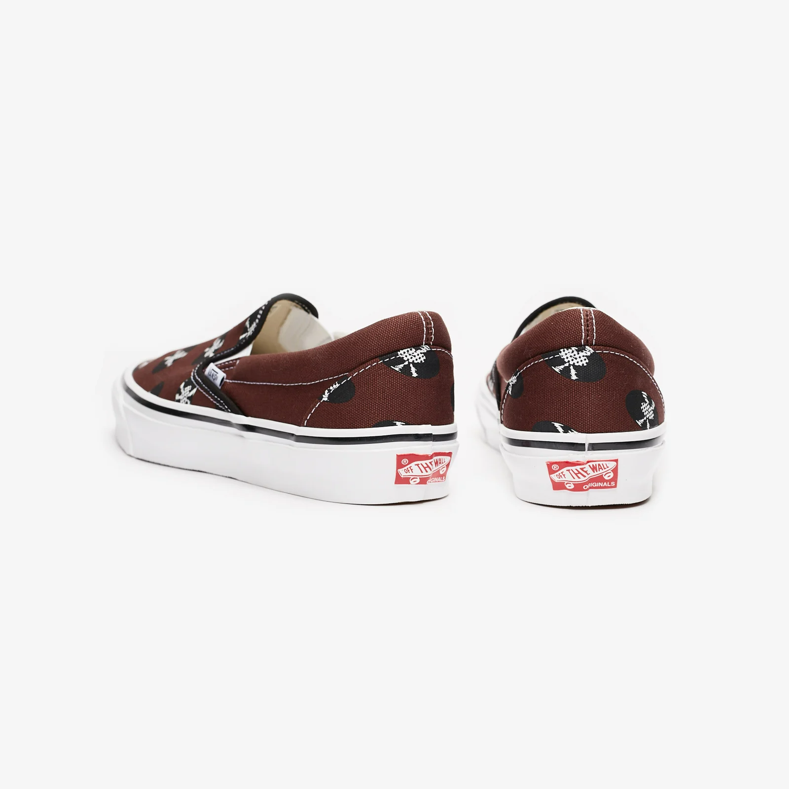 Giay Vans Wacko Maria x OG Classic Slip-On 'Brown Records VN0A45JK595
