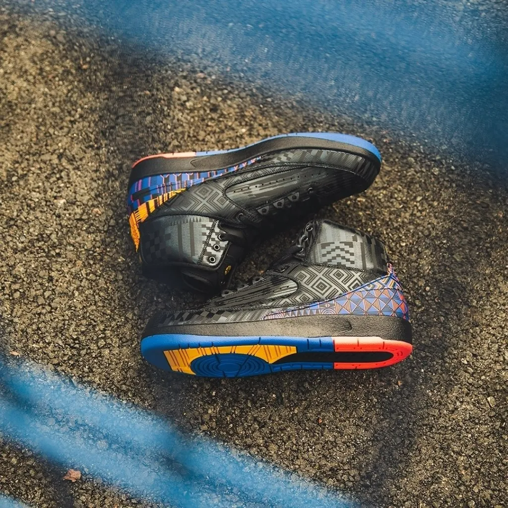 Giày Nike Air Jordan 2 Retro 'Black History Month' 2019 BQ7618-007 - Ảnh 4