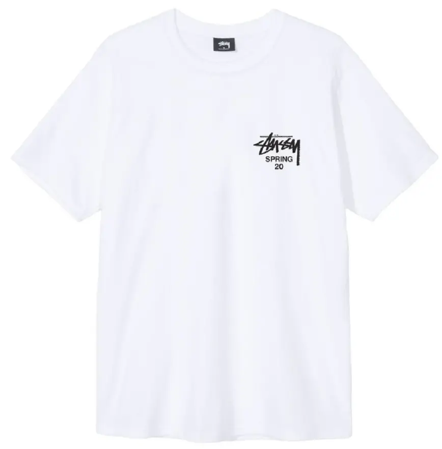 Áo Stussy "Spring 20" Tee White