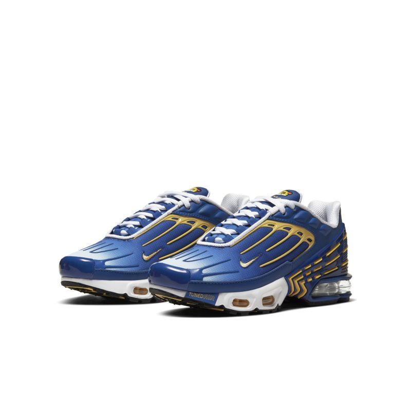 Giày Nike Air Max Plus 3 GS 'Deep Royal Topaz Gold' CD6871-402 - Ảnh 5