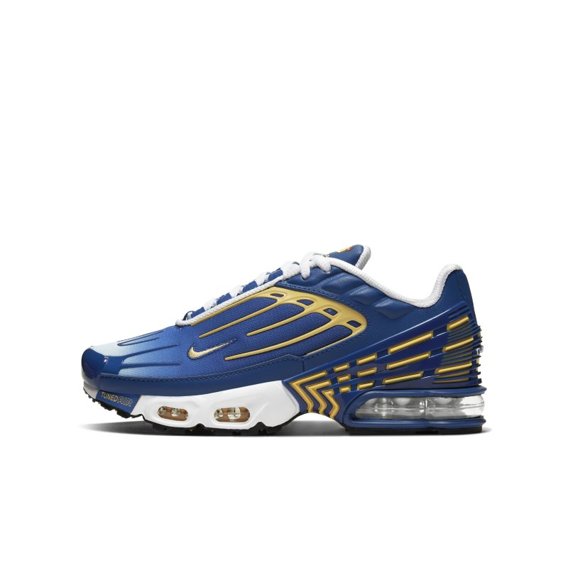 Giày Nike Air Max Plus 3 GS 'Deep Royal Topaz Gold' CD6871-402 - Ảnh 3