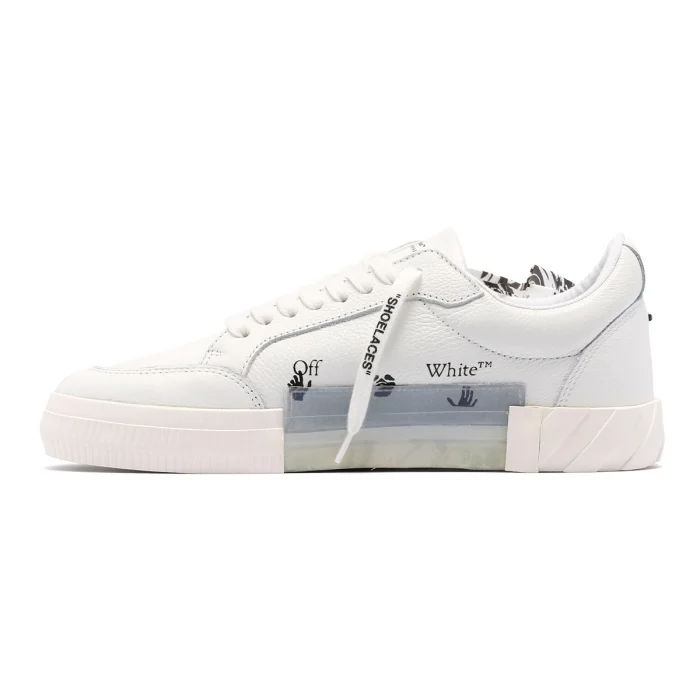 Giày Off-White Vulc Sneaker Low White OMIA085R21LEA004-0101 - Ảnh 7