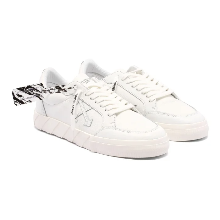 Giày Off-White Vulc Sneaker Low White OMIA085R21LEA004-0101 - Ảnh 6