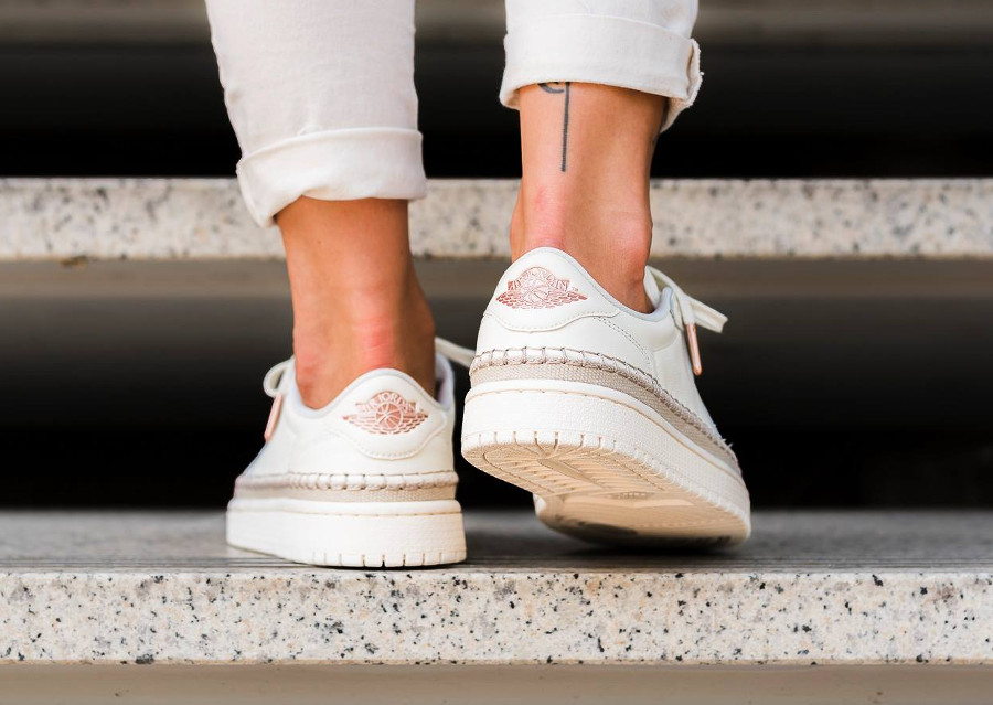 Giày Nike Wmns Air Jordan 1 Retro Low NS 'Sail' AO1935-109 - Ảnh 5