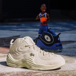 Giay Nike Air Penny 2 'Stussy Fossil' DQ5674-200