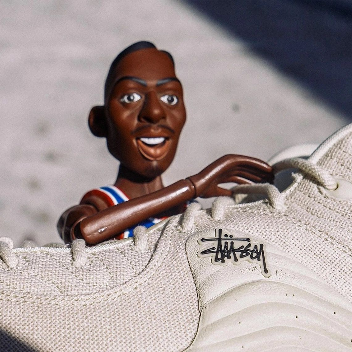 Giay Nike Air Penny 2 'Stussy Fossil' DQ5674-200