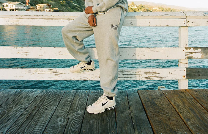 Giày Nike Stussy x Air Zoom Spiridon Caged 'Fossil' CQ5486-200 - Ảnh 5