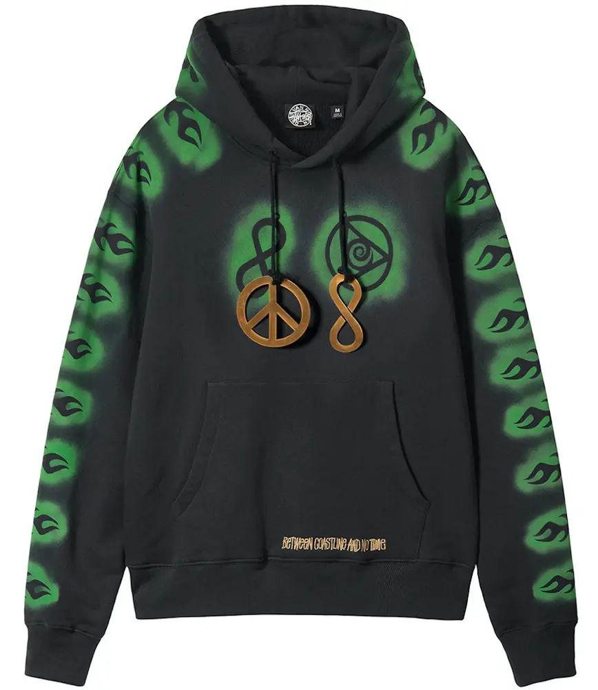 Ao Stussy x Dries Van Noten Embroidered Hoodie 'Black'