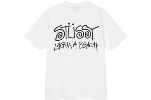 Alternative view of Áo Stussy x Our Legacy Laguna Tee 'White'