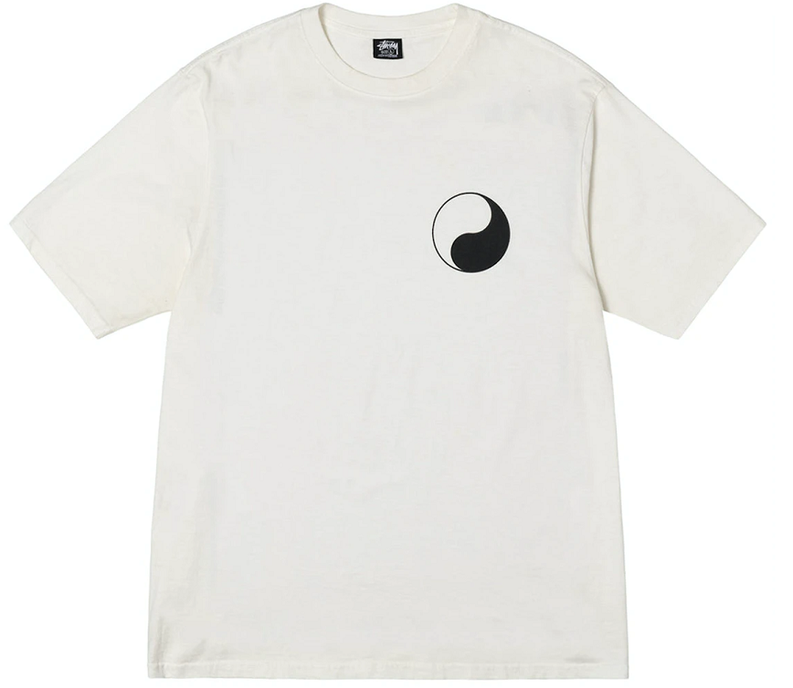 Ao Stussy x Our Legacy Work Shop Yin Yang Pigment Dyed Tee 'Natural'