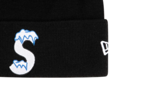 Alternative view of Mũ Supreme New Era S Logo Beanie FW20 Black SUP-NEESLBK