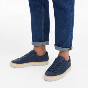 Alternative view of Giày Puma Suede Trim DLX Trainers 'Blue' 371749-03