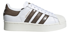 Giày Adidas Superstar 'Bold White Brown' FV3356