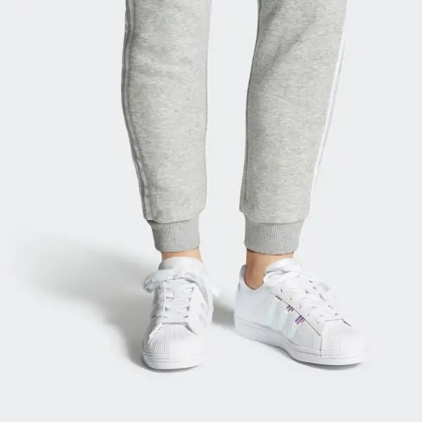 Alternative view of Giày Adidas Superstar 'White Iridescent' FY1264