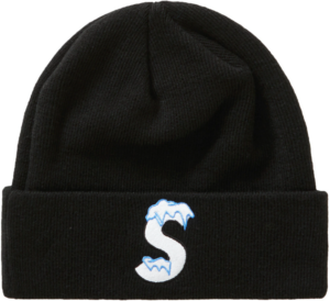 Mũ Supreme New Era S Logo Beanie FW20 Black SUP-NEESLBK