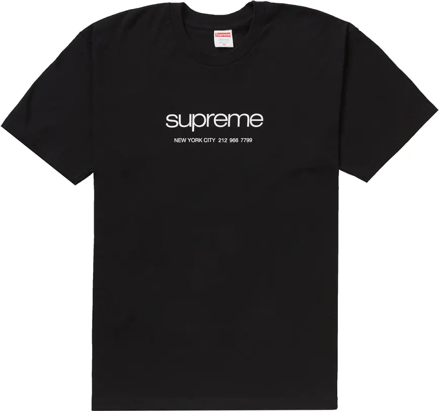 Áo Supreme Shop Tee Black
