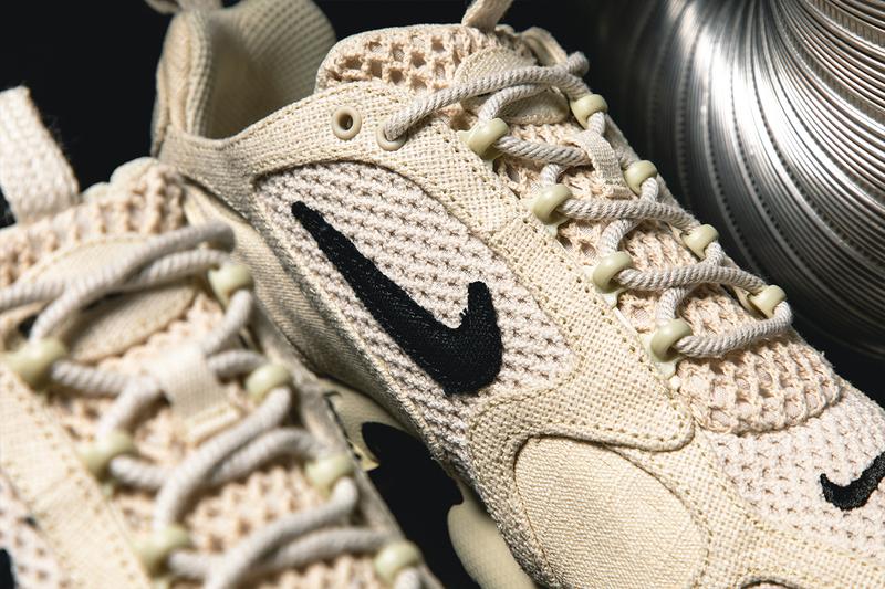 Giày Nike Stussy x Air Zoom Spiridon Caged 'Fossil' CQ5486-200 - Ảnh 2