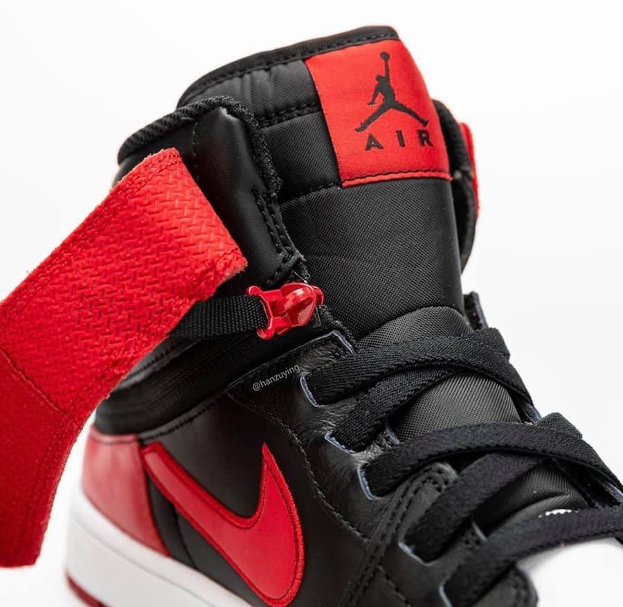 Giày Nike Air Jordan 1 High FlyEase GS 'Black Gym Red' CT4897-001 - Ảnh 7