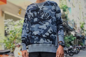 Alternative view of Áo Champion Flc Crew Camo Printed